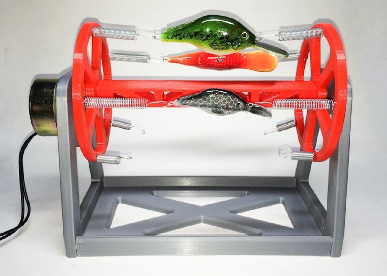 Rotating Lure Drying Rack – The Neverending Projects List