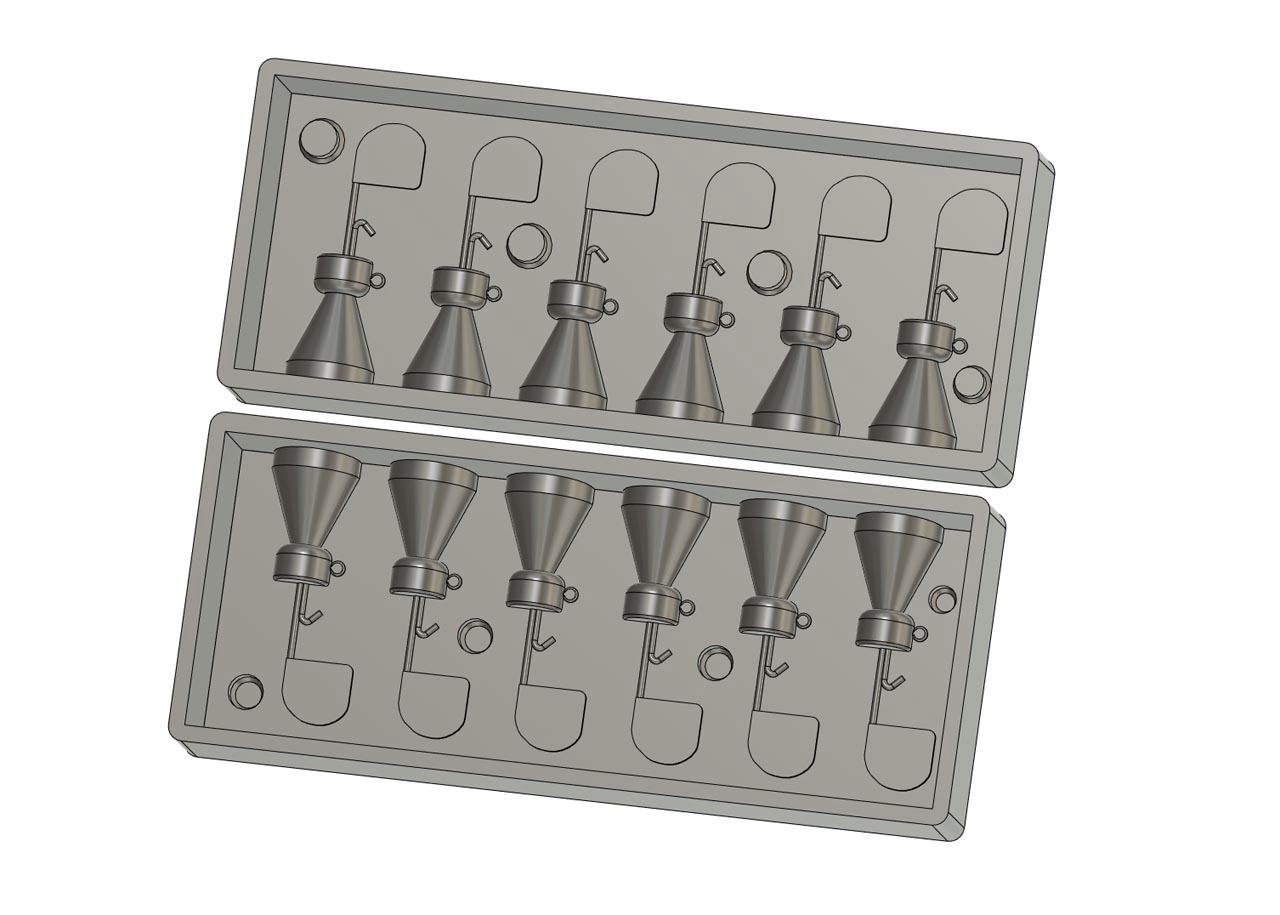  Jig Molds For Fishing